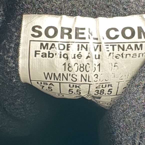 Sorel Womens EXPLORER JOAN Brown Suede Leather Ankle Boots Sz 7.5 - Picture 6 of 6